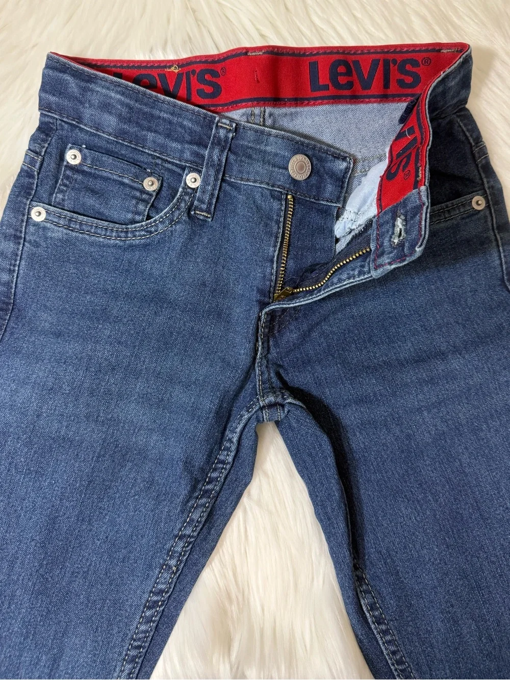 Levi’s 511 Slim Fit Medium Wash Jeans - Boys Size 8